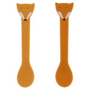 Cucharas De Alimentación De Silicona Mr. Fox 2pack - Trixie