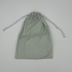 Bolsa Multiusos Verde Punteada