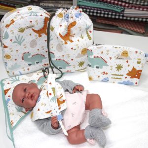 Canastilla PREMIUM estampado Dino